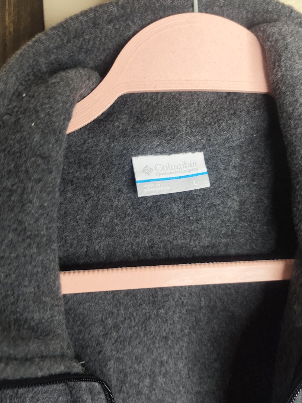 Columbia Women's Charcoal Gray Fleece Vest - Picture 6 of 12
